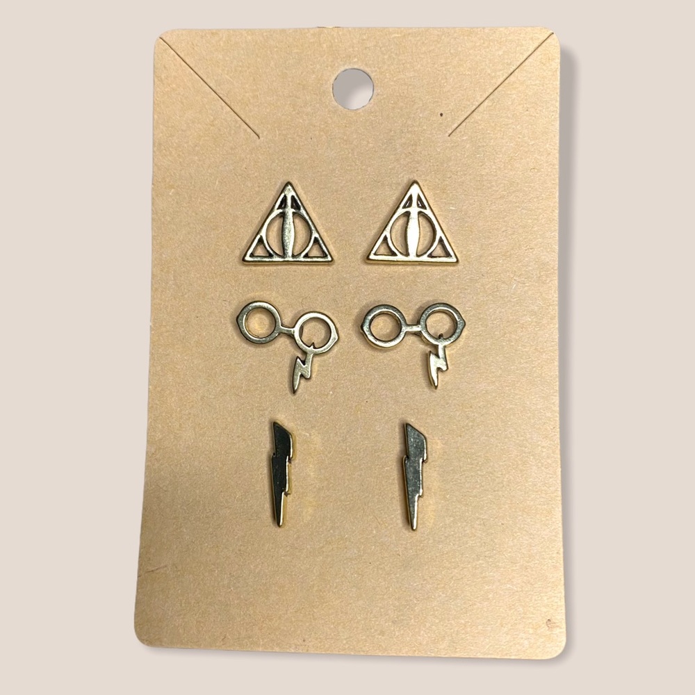 Harry Potter Stud Style Earrings Set